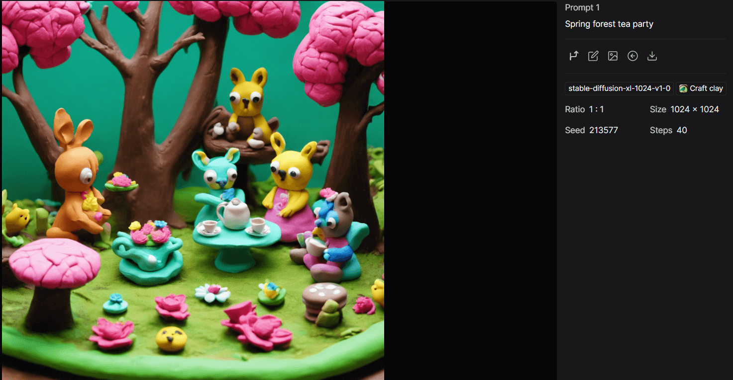 3.Dream Studio_Spring forest tea party_Craft clay